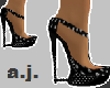 black high heels *AJ*