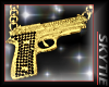 Gun Necklace /Gold