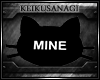 [K] Mine Kitty Black Rug