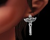 AngelWing Cross Earring