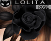 [SIN] Rose clip - Black