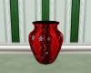 Red Christmas Vase