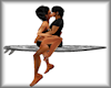 Animated Kiss Surf Love