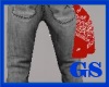 "GS" BACK RED BANDANA