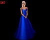 Long Blue Evening Dress