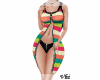 V|Plus Size Striped
