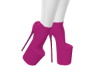 Pink Wool Heels