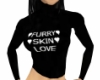 Furry Skin Love T-neck