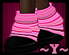 ~Y~PinkStripes Boots V1