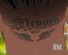 BM- Tattoo Blessed Neck