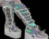 Holograph Disco Boots