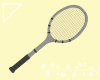 DRV) old tennis racket