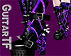 Purple spiked Boots