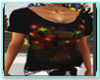 XMAS LIGHTED TOP red