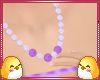 Necklace Pearl Lilac