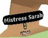 Mistress Sarah Collar F