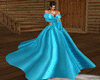 gown blue/wedding dress