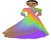 rainbow gown