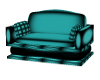 (1M) Teal Cuddle Chair