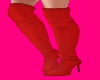 Red Suede Boots RL