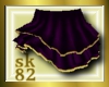 {sk82}Purple&Gold Skirt