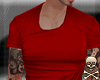 Red Muscle Tee