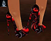 Black/Red Licorice Heels