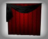maroon curtains