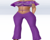 Gwen Pantsuit Purple
