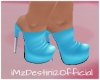 *D3* UnZip Me Blue Heels