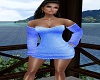 Lisa BabyDoll Blue Dress