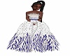 KIDS GOWN BLUE ACCENT