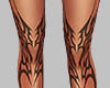 M! Cleo Leg Heart Tattoo