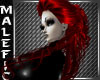 M+ Red Eva Hair