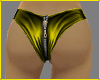 Thongs Rear Zip Yellow