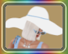 White Floppy Hat