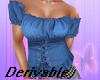 DRV Blue Corset top