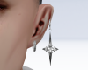 Silver Cross Earrings R