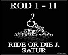 RIDE  OR  DIE  J. SATUR!