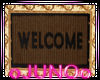 J* Welcome door mat