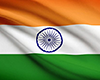 Indian flag paint.