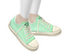 AS Green Sneakers Flower