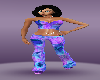 disco outfit purple pink