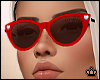 Red Cateye Glasses