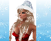 Snow Santa Hat w hair