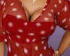RED w dots See-thru top