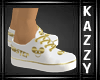 }KC{White/Gold Dub Kicks