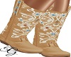 Beige Country Boots