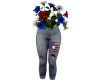 American Flower Pants