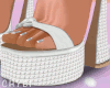C~White Love Heels
